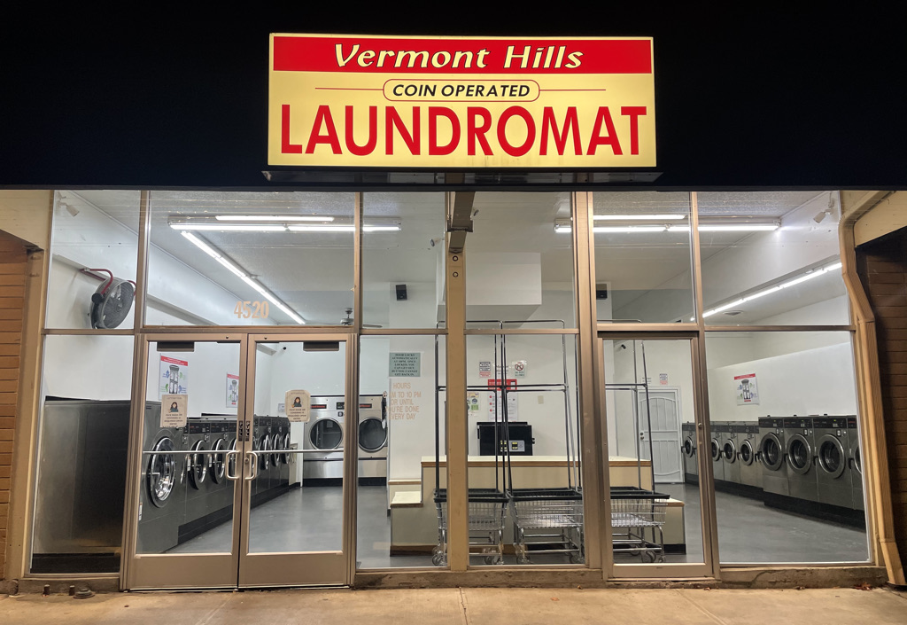 Vermont Hills Laundromat Outside